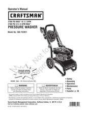 Craftsman 580.752921 Operator's Manual