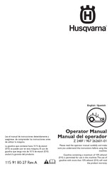 Husqvarna 967 262601-01 Operator's Manual