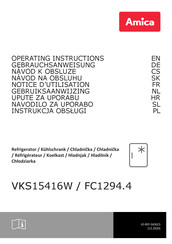 Amica FC1294.4 Operating Instructions Manual