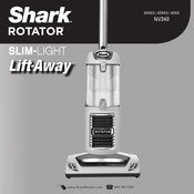 Shark ROTATOR SLIM-LIGHT Lift-Away NV340 Series Manual
