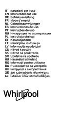 Whirlpool WCT3 64 FLB X Instructions For Use Manual