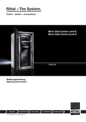 Rittal Micro Data Center Level E Operating Instructions Manual