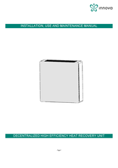 Innova HRC 08 Instructions For Installation, Use And Maintenance Manual
