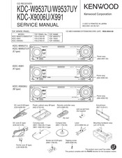Kenwood KDC-W9537U Service Manual