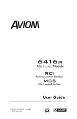 Aviom 6416m User Manual