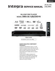 Integra DBS-30.1 CDD1N Service Manual