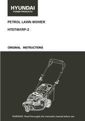 Hyundai power products HTDT461RP-2 Original Instructions Manual