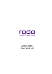 Roda SolidPad LR11 User Manual