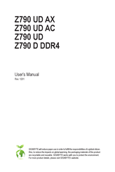 Gigabyte Z790 D DDR4 User Manual