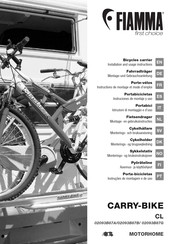 Fiamma CARRY-BIKE CL Installation And Usage Instructions