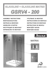 RAVAK GSRV4-200 Assembly Instructions Manual