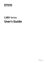 Epson L380 User Manual