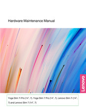 Lenovo Yoga Slim 7 Pro 14IAH7 Hardware Maintenance Manual