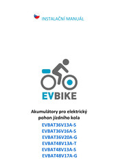 EVBIKE EVBAT48V13A-S Installation Manual