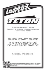 Latrax TETON 76054-5 Quick Start Manual