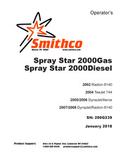 Smithco Spray Star 2000Gas Operator's