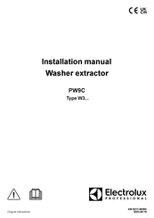 Electrolux PW9C Installation Manual