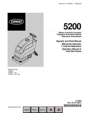 Tennant 5200 Operator And Parts Manual