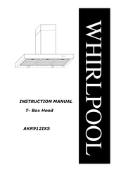 Whirlpool AKR912IXS Instruction Manual