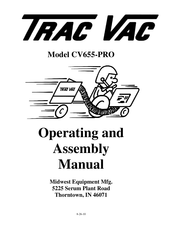 Trac Vac CV655-PRO Operating And Assembly Manual