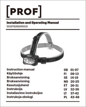 PROF 501978269 Installation And Operating Manual