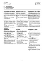 Pilz PSEN ma1.3p-22 Operating Instructions Manual