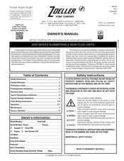 Zoeller 600 Series Owner's Manual