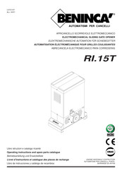 Benninca RI.15T Operating Instructions Manual
