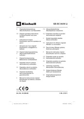 Einhell GE-SC 36/35 Li Original Operating Instructions