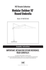 RST OP-MKT10R-MO Assembly Instructions Manual
