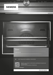 Siemens HB656GB.6B User Manual And Installation Instructiions