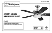Westinghouse Cassidy Owner's Manual