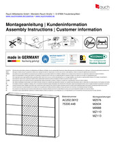 Rauch M2634 Assembly Instructions Manual