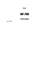 Olivetti DP-700 Service Manual