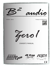 B2 Audio ZERO1D12 Owner's Manual