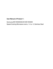 Samsung MS14K6000AS/AA User Manual