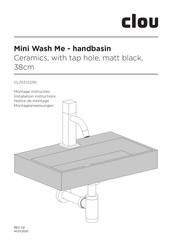 Clou Mini Wash Me CL/03.12230 Installation Instructions Manual