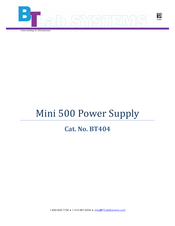 BT Lab Systems BT404 Manual