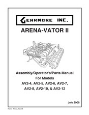 Gearmore AV2-6 Assembly/Operators/Parts Manual