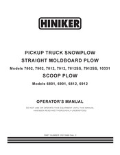 Hiniker 7812 Operator's Manual