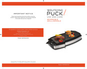 Wolfgang Puck SWPRGG100 Use And Care Manual