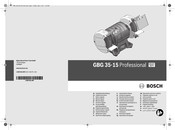 Bosch GBG 35-15 Professional Original Instructions Manual