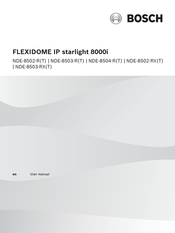Bosch FLEXIDOME IP starlight 8000i User Manual