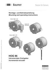 Baumer HOG 86 Mounting And Operating Instructions
