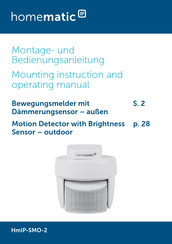 HomeMatic HMIP-SMO-2 Mounting Instruction And Operating Manual