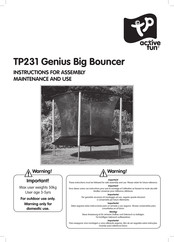 TP active fun TP231 Instructions For Assembly Maintenance And Use