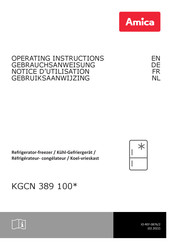 Amica KGCN 389 100 E Operating Instructions Manual