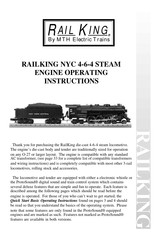 MTHTrains RailKing NYC 4-6-4 Operating Instructions Manual