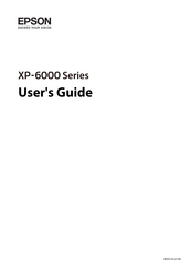 Epson Expression Premium XP-6001 User Manual