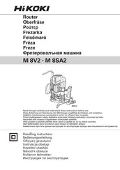 HIKOKI M 8SA2 Handling Instructions Manual